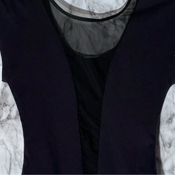 American Apparel Black Bodysuit One Piece - Picture 4 of 4